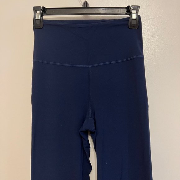 Lululemon High Rise Groove Flared Pants Nulu True Navy 4 - Picture 3 of 9